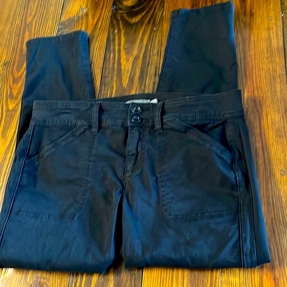 Torrid black pants slacks cropped black